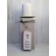Stumpen M mit Kerze und Schild