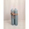 4er Kerzenset blau