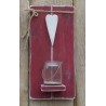 Wandhalter Herz rot/weiß